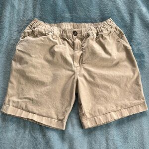 Chubbies Original The Khakinators Shorts Mens S Tan Khaki 7 in Stretch Waist